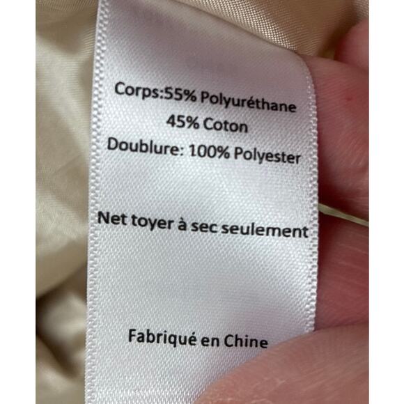 ASTR Women’s Large Tan Petunia Faux Leather Paperbag Shorts Elastic Waist NEW - Picture 8 of 9